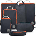 TRIPPED Travel Gear Large Compression Packing Cubes 7-Piece Set by TRIPPEDTravelGear