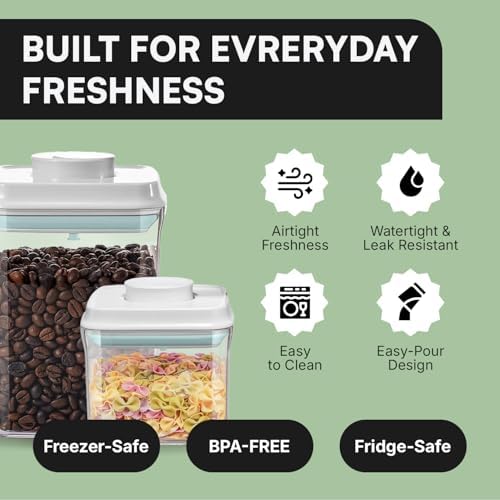 Bop Top Airtight Food Storage Containers | Pop-Top Lid | Multi-Pack - Image 2
