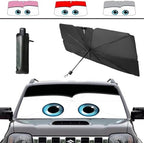 Windshield Sun Shade 2025 Car Accessories 100% Blackout Car Front Windsow by Coricha