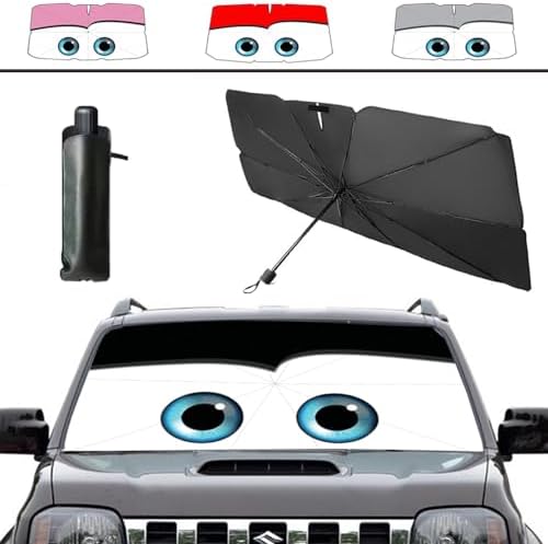 Windshield Sun Shade 2025 Car Accessories 100% Blackout Car Front Windsow by Coricha