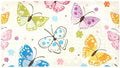 Shower Mat Non Slip 26.8 x 15.1 Inches, Colorful Butterfly Bathtub Mat Shower by Anna+Cowper