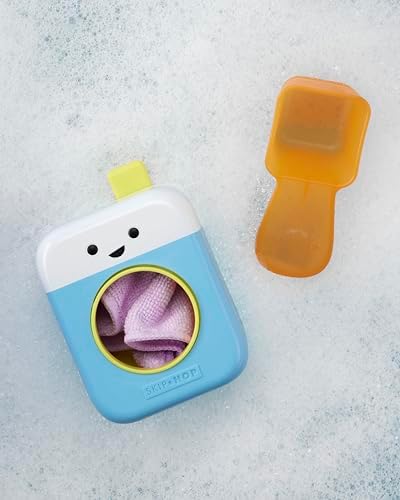Skip Hop Baby Bath Toy Fresh & Clean Spin Cycle 4-piece Laundry Pretend Play - Image 5