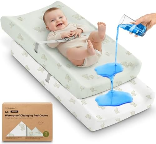 2-Pack Waterproof Changing Pad Covers, Baby Boy by KeaBabies