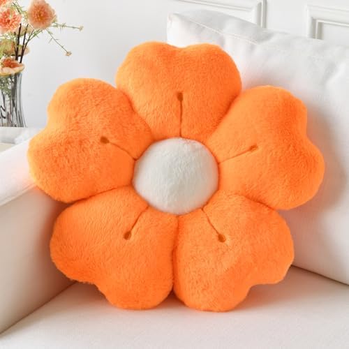 Flower Pillow, Cute Daisy Decorative Throw Pillows, 15 Inches by Ddliury