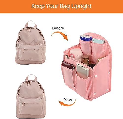 Surblue Backpack Organizer Insert Liner Hanging Travel Rucksack Purse and - Image 5
