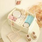 Diaper Caddy Organizer, Cute Floral Nursery Storage Basket, Soft Portable - Image 3