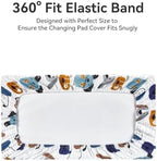 TILLYOU Changing Pad Cover Set in Soft Jersey Material - Image 6