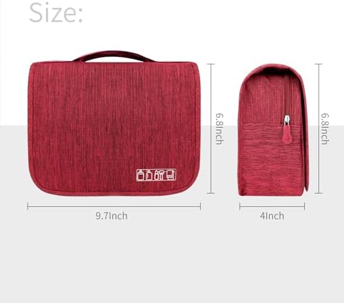 Lcsmaokin Large Capacity Toiletry Bag Travel Bag - Image 4