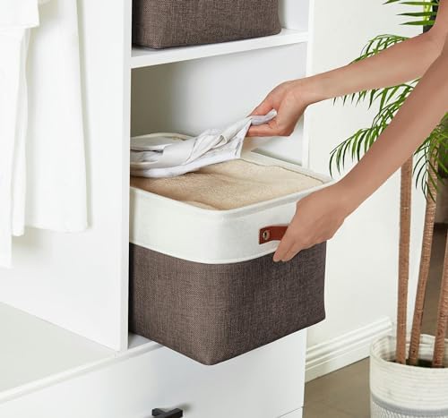 DECOMOMO Storage Bins, Extra Large Fabric Storage Baskets - Image 2