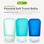 humangear GoToob+ 3-Pack, Mint/Aqua/Teal - Image 2