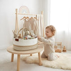 DECOMOMO Baby Caddy Organizer, Large Diaper Caddy Basket - Image 6