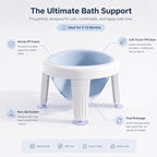 Baby Bath Seat for 6 Months and up, Non-Slip Feet, Infant Bathing Chair for - Image 6