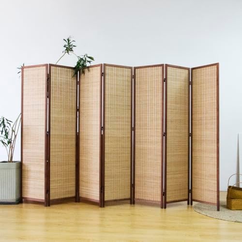 Furnnylane 7 Panel Bamboo Room Divider Screen - Image 4