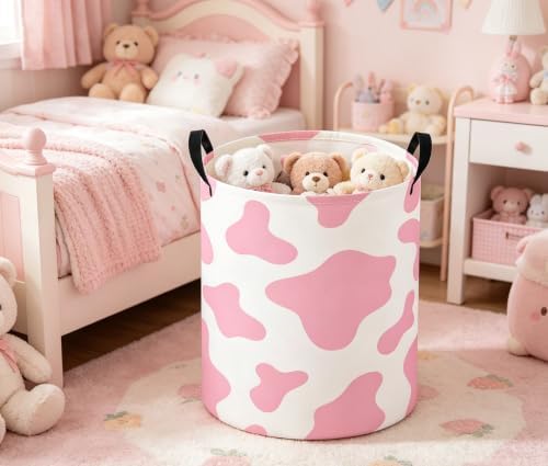 Baby Laundry Basket Baby Nursery Hamper Kids Laundry Basket Toy Storage Bin - Image 3