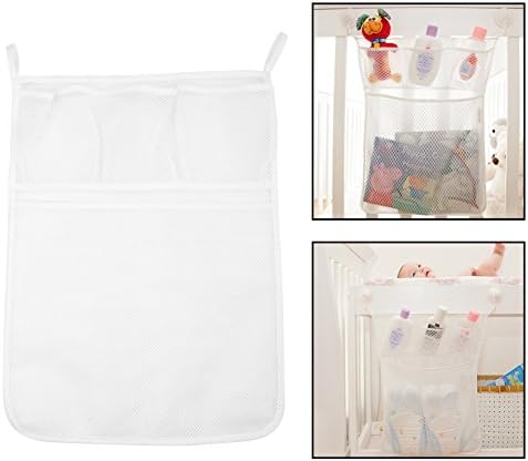 plplaaoo Bath Tub Organizer Bag Storage Holder Basket Kids Baby Shower Toys Net - Image 5