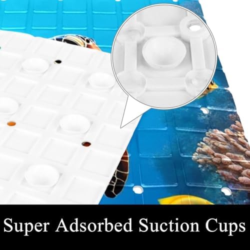 Non Slip Shower Mat Bathtub Mat 15.1x26.8 Inch, Quick Dry Bath Mat - Image 3