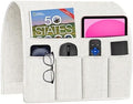 Joywell Remote Control Holder Armchair Caddy Armrest Organizer Beige White by Joywell