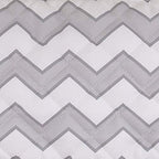 Soft Gray and White Chevron High Chair Pad | Easy to Install Replacement - Image 4