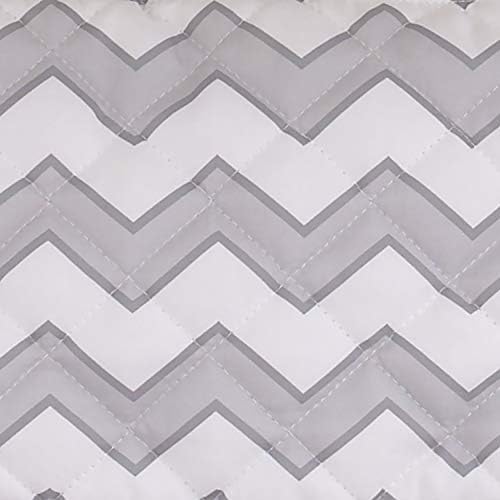 Soft Gray and White Chevron High Chair Pad | Easy to Install Replacement - Image 4
