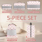 U+U 5 Set Packing Cubes, Travel Organizers - Image 3