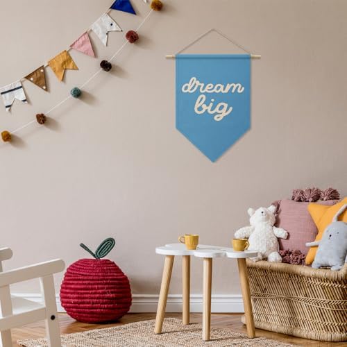 Inspirational Wall Decor, Dream Big Pennant Flag Banner - Image 3