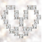 AOCEAN 4 Inch White Wood Letters Unfinished Wood Letter - Image 5