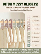 12 Pack Baby Closet Dividers, Durable-Sided Baby Size Closet Dividers - Image 3