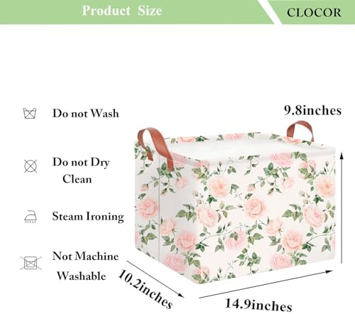 CLOCOR Rectangular Storage Basket Empty, Gift Basket, Waterproof Storage Bin - Image 6