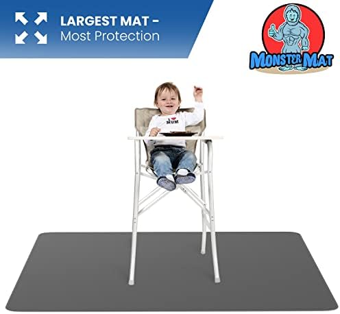 Super Jumbo Splat Mat – 60” x 60” Extra Large Waterproof and Washable - Image 5