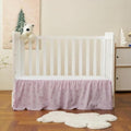 Crib Skirt Dust Ruffle 14" Drop by VTNXUN