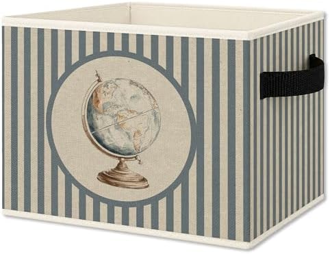 Vintage Globe Nursery Foldable Storage Bins Box by Unknown