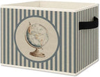 Vintage Globe Nursery Foldable Storage Bins Box by Unknown