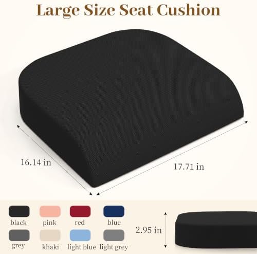 TranquilRelax Memory Foam Seat Cushion - Image 5