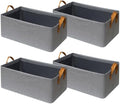 SNWDN 4 Pack Closet Cloth Storage Bins by Unknown