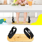 Footrest Compatible with Hook on Chair, Bamboo Footrest Compatible with Fast - Image 2