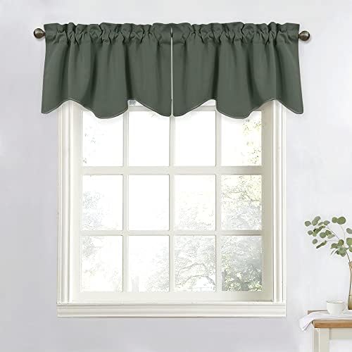 NICETOWN 4 Panels Blackout Valance Rod Pocket Thermal Insulated Window - Image 4