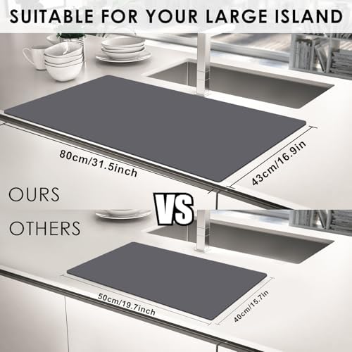 Extra Large Silicone Mat, 31.5x16.9 Large Silicon Placemats - Image 5