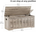 VANKILEY 43.3" Storage Chest Extra Large, Storage Bench. - Image 2