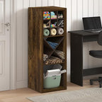 Furinno Cubicle Book Shelf, 3-Cube Bookshelf, Extra Thick Frame Horizontally & - Image 2