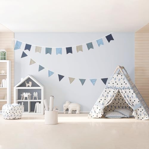 Muslin Cotton Fabric Pennant Banner Flags - Image 6