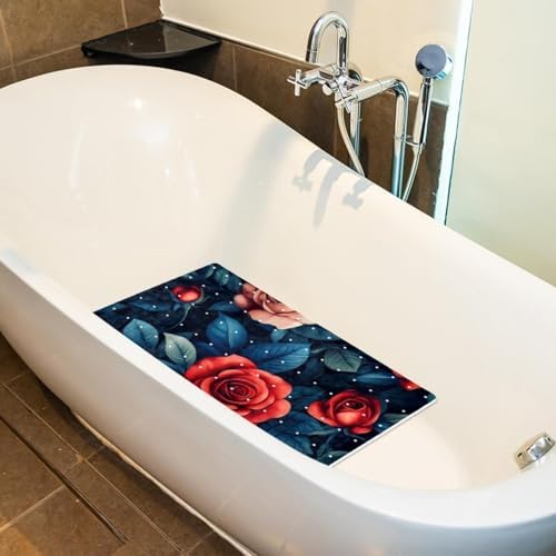 Shower Mat Bathtub Mat, 26.8x15.1 inch, Non-Slip Bath Mat - Image 5