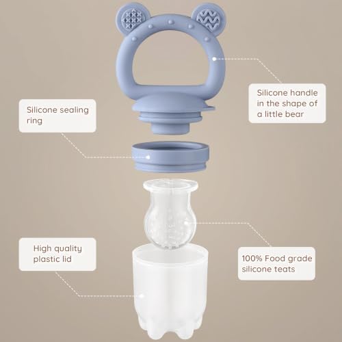 2 Pack Silicone Baby Fruit Feeder - Image 2