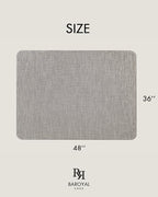 Baroyal Office Chair Mat for Hardwood Floor Under Desk Computer Rolling Chair - Image 6