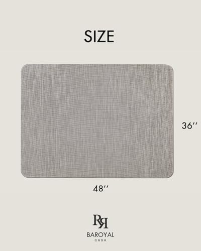 Baroyal Office Chair Mat for Hardwood Floor Under Desk Computer Rolling Chair - Image 6
