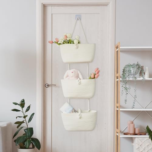 TeoKJ 3-Tier Hanging Baskets for Storage - Image 6