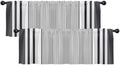 Emvency Valances for Windows, Geometric 2 Pack, 52x18 Inch by Emvency