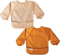Tiny Twinkle Long Sleeve Bib for Babies & Toddlers | 2-Pack Waterproof Smock by TinyTwinkle