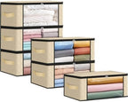 Fab totes 35L Closet Organizers, Foldable Under Bed Storage Containers by Fabtotes