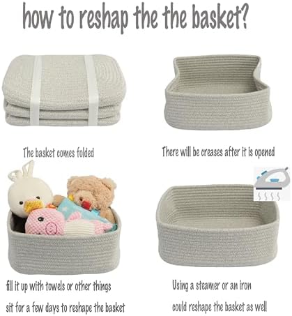 XUANGUO Small Woven Storage Baskets - Image 7