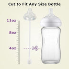 Sippy Cup Conversion Kit for Philips Avent Natural Baby Bottles, Weighted Straw - Image 6